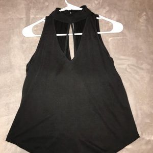 Black Halter Tank
